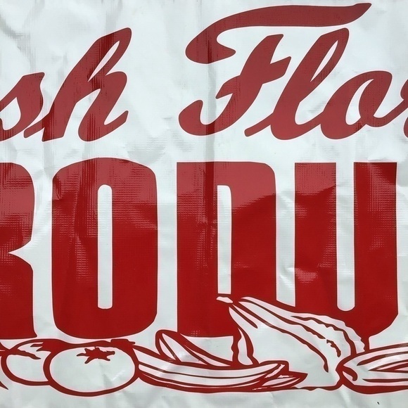 Florida Produce 4’ Banner Farmers Market Stall Sign Thick Vinyl Corner Grommets - Picture 13 of 14